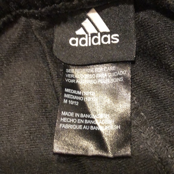 Black/white boys adidas jogging pants - Picture 5 of 6